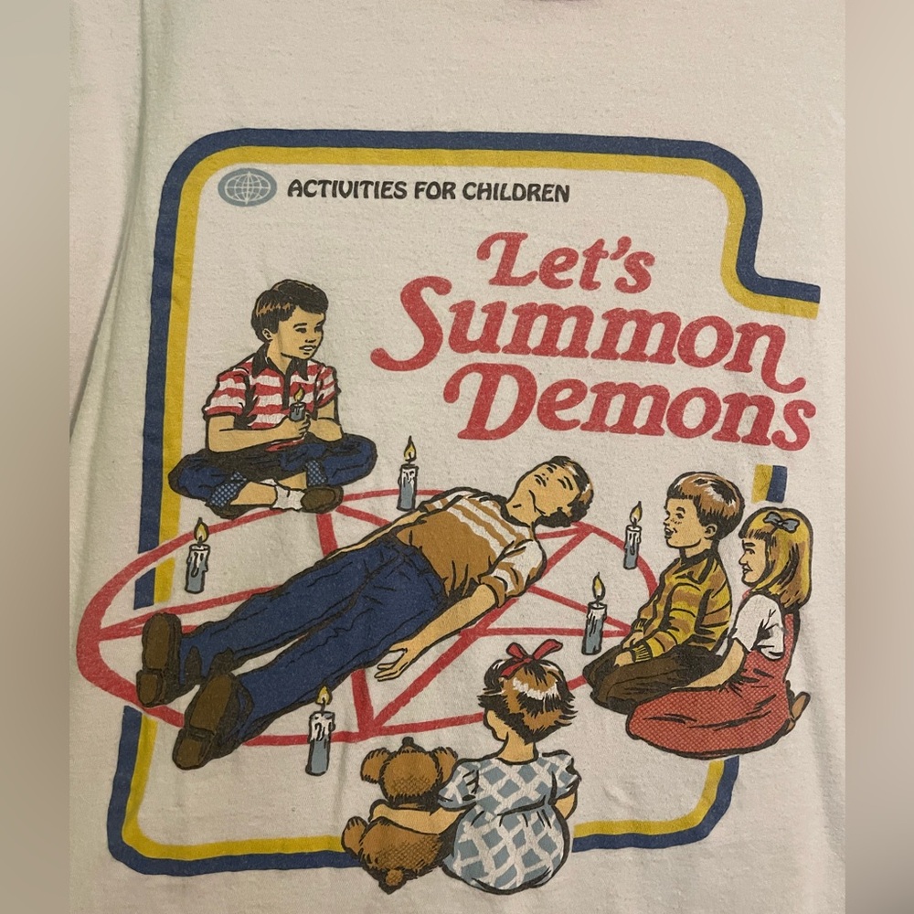 Emo/Alt Ringer Tee Cropped - Picture 3 of 3